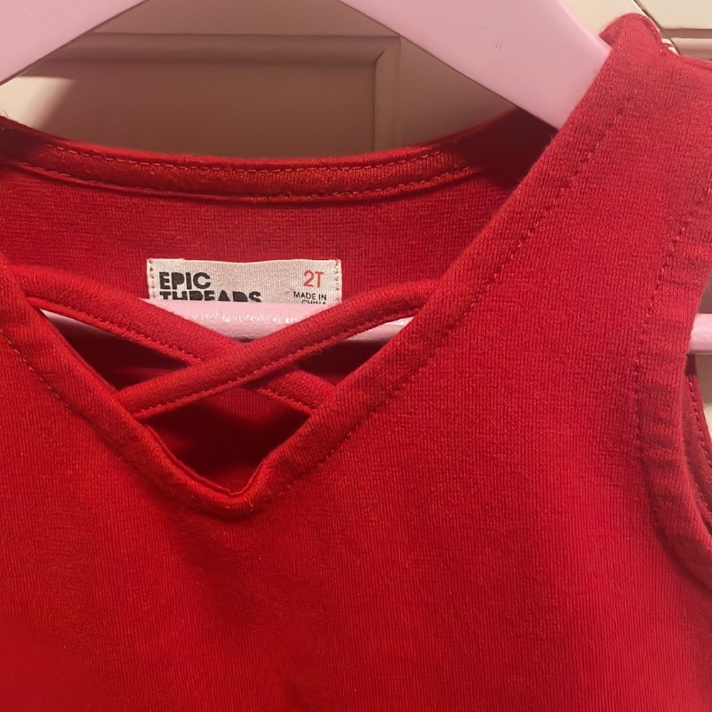 Epic Threads Red Dress - Picture 2 of 4